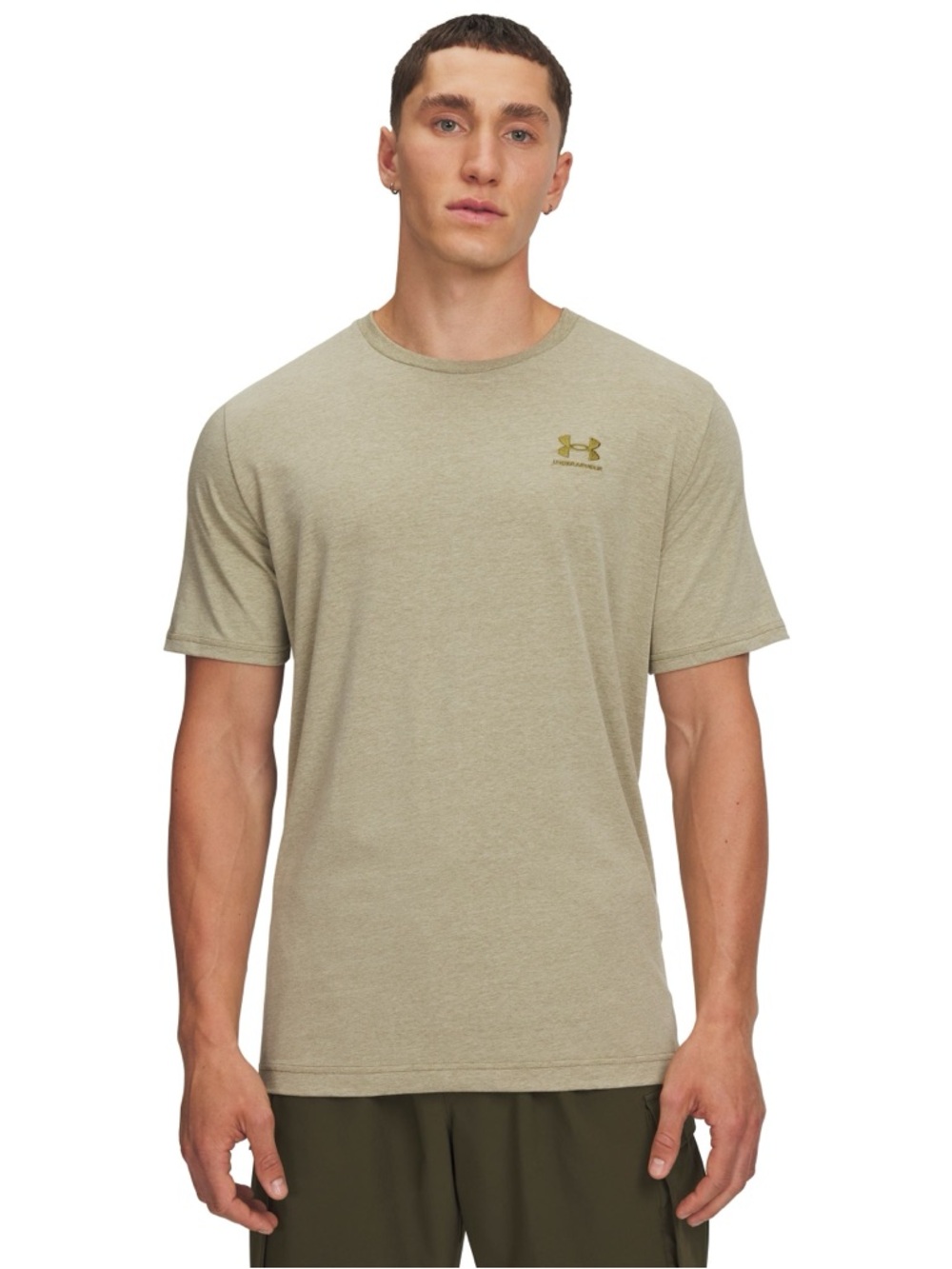 NWT Under Armour Mens Sportstyle Left Chest Logo TShirt Medium M Loose Fit Grey⁠